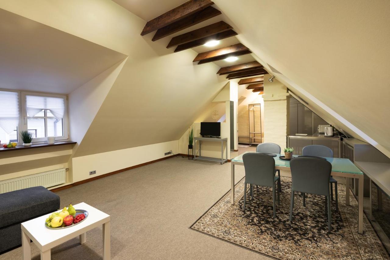 Apartment Old Town Charm One Bedroom Spacious Loft Nearby The Livu Square Riga