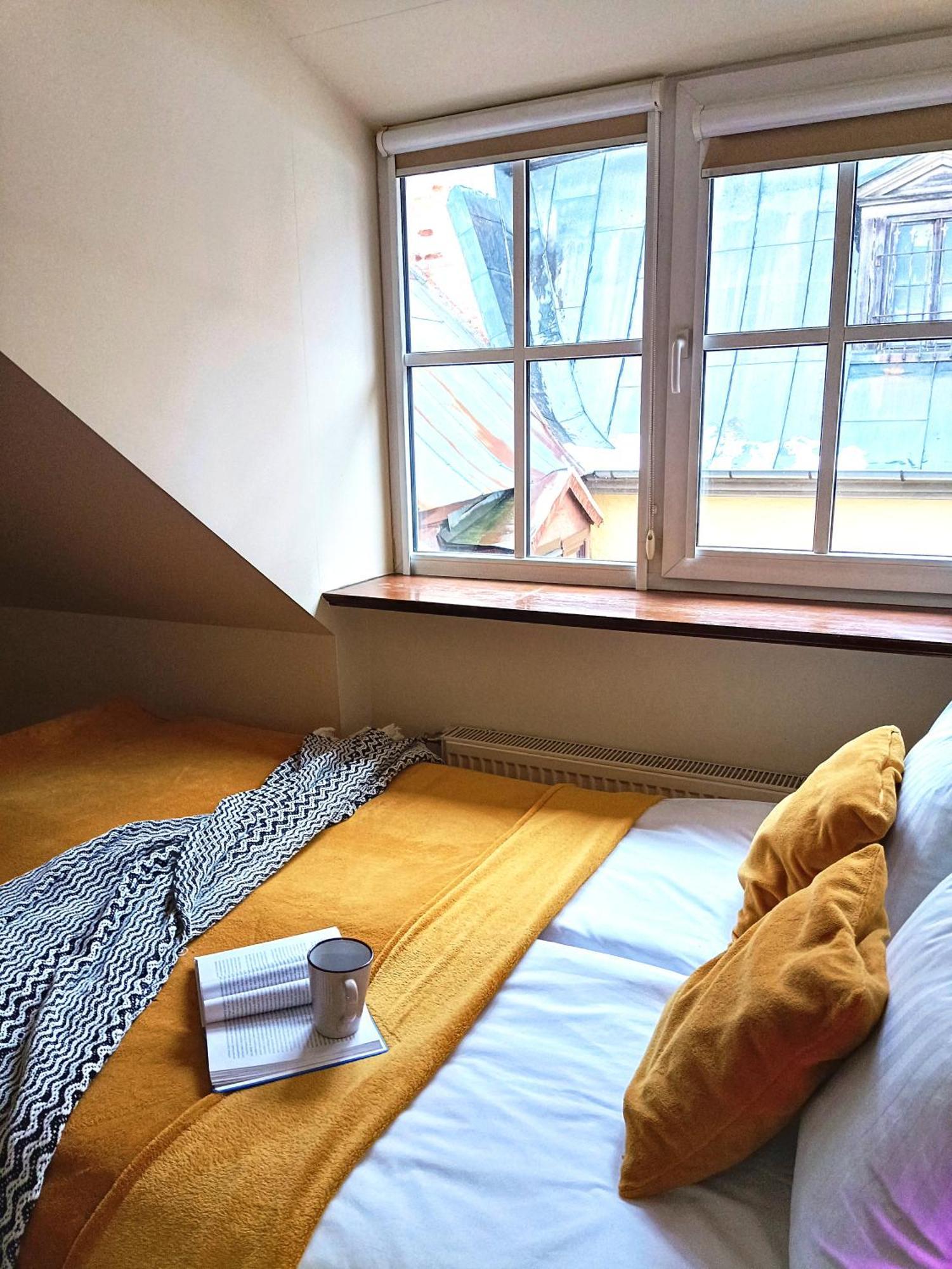 Old Town Charm One Bedroom Spacious Loft Nearby The Livu Square Apartment Riga